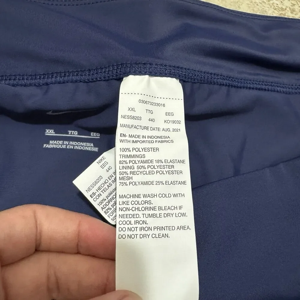 NWT Blue‎ Nike Swim Skirt Skort Women's Size XXL SUMMER  Vacation Sports
